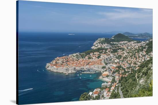 Croatia, Dubrovnik, Looking Down on Dubrovnik Old Town-Rob Tilley-Stretched Canvas