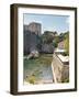 Croatia, Dubrovnik. Restaurant outside walled old city. St. Lawrence Fort.-Trish Drury-Framed Photographic Print