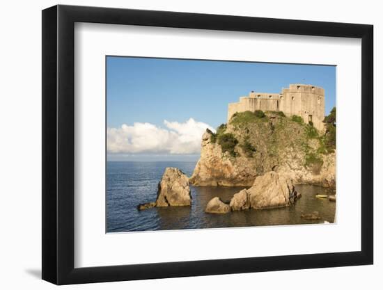 Croatia, Dubrovnik. St. Lawrence Fortress. Outside city walls. Called Dubrovnik Gibraltar.-Trish Drury-Framed Photographic Print