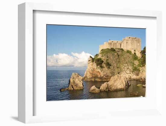 Croatia, Dubrovnik. St. Lawrence Fortress. Outside city walls. Called Dubrovnik Gibraltar.-Trish Drury-Framed Photographic Print