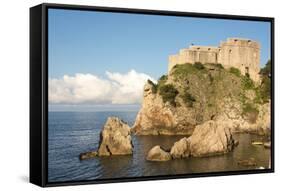 Croatia, Dubrovnik. St. Lawrence Fortress. Outside city walls. Called Dubrovnik Gibraltar.-Trish Drury-Framed Stretched Canvas