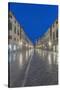 Croatia, Dubrovnik, Stradun at Dawn-Rob Tilley-Stretched Canvas