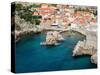 Croatia, Dubrovnik. The sheltered cove and northern seaward approaching on the Dalmatian Coast.-Julie Eggers-Stretched Canvas