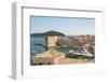 Croatia, Dubrovnik. Walled city old town and marina. St. John Fortress-Trish Drury-Framed Photographic Print