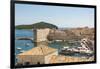 Croatia, Dubrovnik. Walled city old town and marina. St. John Fortress-Trish Drury-Framed Photographic Print