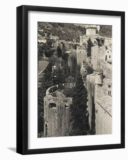 Croatia - Dubrovnik - Walls of the Minceta Fortress-null-Framed Photographic Print