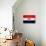 Croatia Flag Design with Wood Patterning - Flags of the World Series-Philippe Hugonnard-Stretched Canvas displayed on a wall