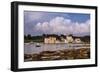 Croatia, Istria, Adriatic Coast, Umag, Village Savudrija, View of the Town in the Evening Light-Udo Siebig-Framed Photographic Print