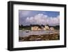 Croatia, Istria, Adriatic Coast, Umag, Village Savudrija, View of the Town in the Evening Light-Udo Siebig-Framed Photographic Print