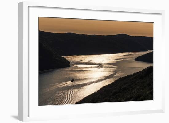 Croatia, Istria, Adriatic Coast, Vrsar, Limski Channel Near Klostar-Udo Siebig-Framed Photographic Print