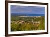 Croatia, Istria, Momjan, Piran Bay, View from San Mauro-Udo Siebig-Framed Photographic Print