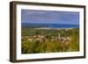 Croatia, Istria, Momjan, Piran Bay, View from San Mauro-Udo Siebig-Framed Photographic Print