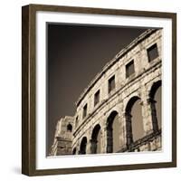 Croatia, Istria, Pula, Pula Arena, Roman Amphitheatre-Alan Copson-Framed Photographic Print