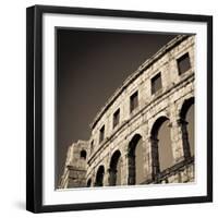 Croatia, Istria, Pula, Pula Arena, Roman Amphitheatre-Alan Copson-Framed Photographic Print