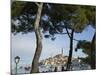 Croatia, Istria, Rovinj, Harbour and Cathedral of St. Euphemia-Walter Bibikow-Mounted Photographic Print