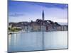 Croatia, Istria, Rovinj, Rovinj Town View with the Cathedral of St. Euphemia-Walter Bibikow-Mounted Photographic Print