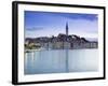 Croatia, Istria, Rovinj, Rovinj Town View with the Cathedral of St. Euphemia-Walter Bibikow-Framed Photographic Print