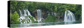 Croatia, National Park Plitvice, Waterfall-Rainer Mirau-Stretched Canvas