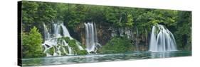 Croatia, National Park Plitvice, Waterfall-Rainer Mirau-Stretched Canvas