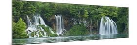 Croatia, National Park Plitvice, Waterfall-Rainer Mirau-Mounted Photographic Print