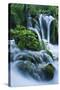 Croatia, National Park Plitvice, Waterfall-Rainer Mirau-Stretched Canvas