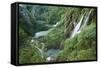 Croatia, National Park Plitvice, Waterfall-Rainer Mirau-Framed Stretched Canvas