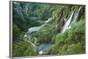 Croatia, National Park Plitvice, Waterfall-Rainer Mirau-Framed Photographic Print