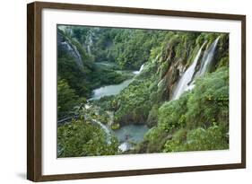 Croatia, National Park Plitvice, Waterfall-Rainer Mirau-Framed Photographic Print