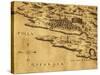 Croatia, Pula, View of the Town, Circa 1730-null-Stretched Canvas