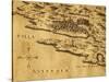 Croatia, Pula, View of the Town, Circa 1730-null-Stretched Canvas