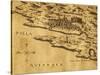 Croatia, Pula, View of the Town, Circa 1730-null-Stretched Canvas