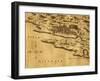 Croatia, Pula, View of the Town, Circa 1730-null-Framed Giclee Print
