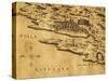 Croatia, Pula, View of the Town, Circa 1730-null-Stretched Canvas