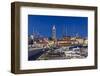 Croatia, Rab Rab, Marina with Altstadt-Udo Siebig-Framed Photographic Print