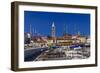 Croatia, Rab Rab, Marina with Altstadt-Udo Siebig-Framed Photographic Print