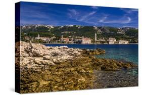 Croatia, Rab Rab Town, Anacreontic Island-Udo Siebig-Stretched Canvas