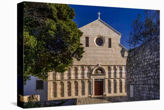 Croatia, Rab Rab Town, Cathedral Sveta Marija-Udo Siebig-Stretched Canvas