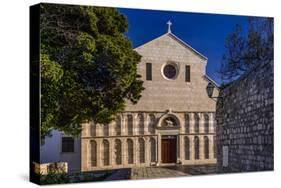 Croatia, Rab Rab Town, Cathedral Sveta Marija-Udo Siebig-Stretched Canvas