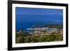 Croatia, Rab Rab Town, Old Town with Harbor and Peninsula Frkanj-Udo Siebig-Framed Photographic Print