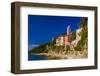 Croatia, Rab Rab Town, Promenade with Monastery Sveti Andrija-Udo Siebig-Framed Photographic Print