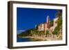 Croatia, Rab Rab Town, Promenade with Monastery Sveti Andrija-Udo Siebig-Framed Photographic Print