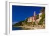 Croatia, Rab Rab Town, Promenade with Monastery Sveti Andrija-Udo Siebig-Framed Photographic Print