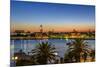 Croatia, Rab Rab Town, View from Banjol, Hotel Padova, Evening Mood-Udo Siebig-Mounted Photographic Print