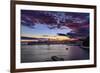 Croatia, Rab Rab Town, View from Banjol, Hotel Padova, Sunset-Udo Siebig-Framed Photographic Print