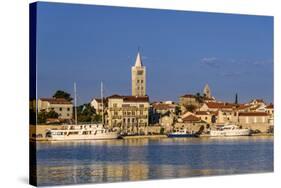 Croatia, Rab Rab Town, View from Banjol, Morning Mood-Udo Siebig-Stretched Canvas