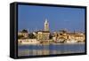 Croatia, Rab Rab Town, View from Banjol, Morning Mood-Udo Siebig-Framed Stretched Canvas