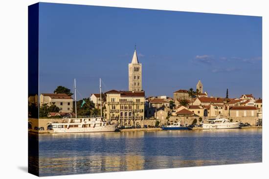 Croatia, Rab Rab Town, View from Banjol, Morning Mood-Udo Siebig-Stretched Canvas