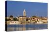 Croatia, Rab Rab Town, View from Banjol, Morning Mood-Udo Siebig-Stretched Canvas