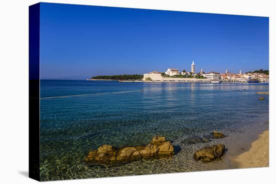 Croatia, Rab Rab Town, View from Banjol-Udo Siebig-Stretched Canvas