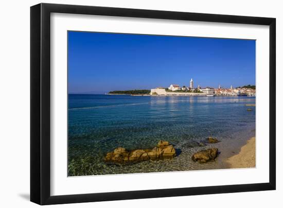 Croatia, Rab Rab Town, View from Banjol-Udo Siebig-Framed Photographic Print